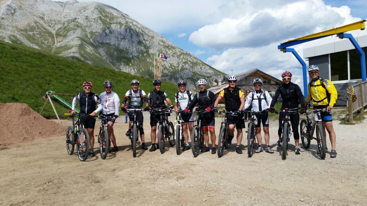 A passo Feudo, vista sul Latemar